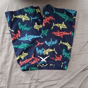 Lands End Boys Swim Trunks, sharks